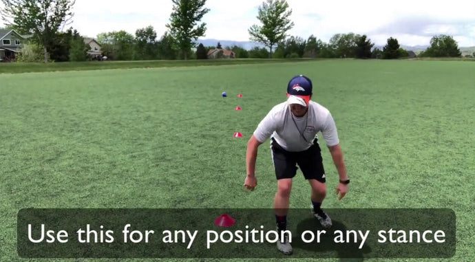 Best Conditioning Drill for Kids - Youth Flag Football Speed and Agility Drills - 5 Yard Stance Sprints