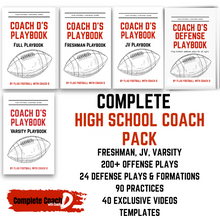 Load image into Gallery viewer, COMPLETE HIGH SCHOOL COACH PACK
