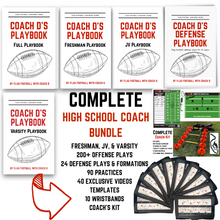 Load image into Gallery viewer, COMPLETE HIGH SCHOOL COACH BUNDLE