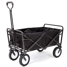 Load image into Gallery viewer, Mac Sports Collapsible Folding Outdoor Utility Wagon, Black