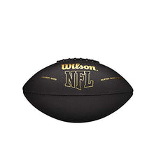 Load image into Gallery viewer, Wilson NFL Super Grip Football - Black/Gold, Junior (Age 9-12) (WTF1790ID)