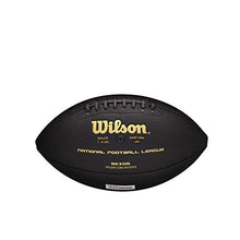 Load image into Gallery viewer, Wilson NFL Super Grip Football - Black/Gold, Junior (Age 9-12) (WTF1790ID)
