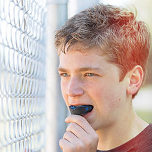 Load image into Gallery viewer, Shock Doctor Gel Max Mouth Guard, Sports Mouthguard for Football, Lacrosse, Hockey, Basketball, Flavored mouth guard, Youth & AdultBLACK, Adult, Non-flavored