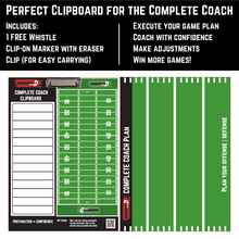 Load image into Gallery viewer, Coach's Dry-Erase Clipboard