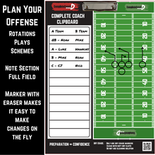Load image into Gallery viewer, Coach's Dry-Erase Clipboard