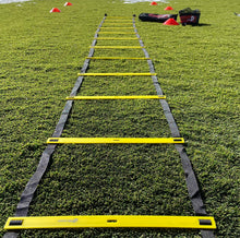 Load image into Gallery viewer, Coach’s Starter Pack: 12 Cones, Agility Ladder and 20+ Drills