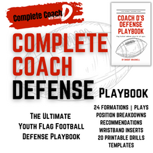 Load image into Gallery viewer, COMPLETE NEW COACH PACK: 200 Plays, 24 Defense Plays, 40 Drills, 32 Practices, 40 EXCL videos -no equipment included *POPULAR with First Time Coaches