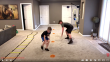 Load image into Gallery viewer, AT-HOME PRACTICE PACK: PERFECT FOR PARENTS &amp; COACHES! At-Home Drills and Skills Practice Schedules PLUS 12 Cones &amp; Agility Ladder