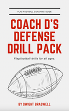 Load image into Gallery viewer, Coach D&#39;s COMPLETE COACH DEFENSE PLAYBOOK (5-on-5, 6-on-6, or 7-on-7) Perfect for First Time Coaches *New and Popular*