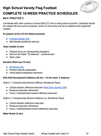 COMPLETE HIGH SCHOOL COACH BUNDLE