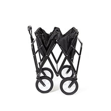 Load image into Gallery viewer, Mac Sports Collapsible Folding Outdoor Utility Wagon, Black