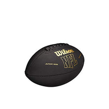 Load image into Gallery viewer, Wilson NFL Super Grip Football - Black/Gold, Junior (Age 9-12) (WTF1790ID)