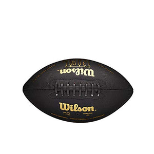 Wilson NFL Super Grip Football - Black/Gold, Junior (Age 9-12) (WTF1790ID)