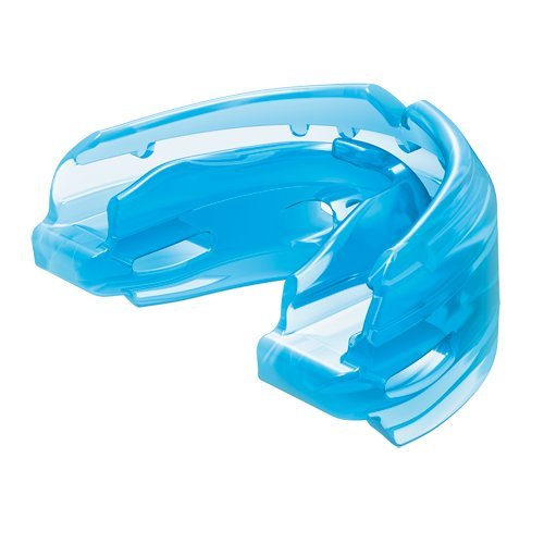 Shock Doctor Double Braces Mouth Guard – Upper and Lower Teeth Protection – Mouthguard No Boil / Instant Fit – For Youth, Teenager, Kids and Adults. Mouth Piece OSFA. Tether Strap Included