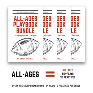 Coach D's All-Ages Playbook Bundle (24 Plays + 8 Practices per age group)