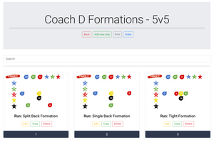COMPLETE COACH Play Builder Access - Build your Playbook from scratch or import all my plays! *POPULAR