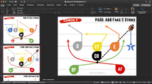 Load image into Gallery viewer, Coach D&#39;s COMPLETE COACH PPT Slides (All Plays in Powerpoint) + FREE Wristband Template *Edit &amp; Print